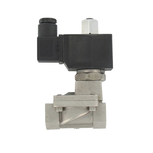 Dwyer Instruments 2-way 316SS solenoid valve, 2in, 0.5-8 bar, fkm seal, 110 VAC SSV-S9F1 - main
